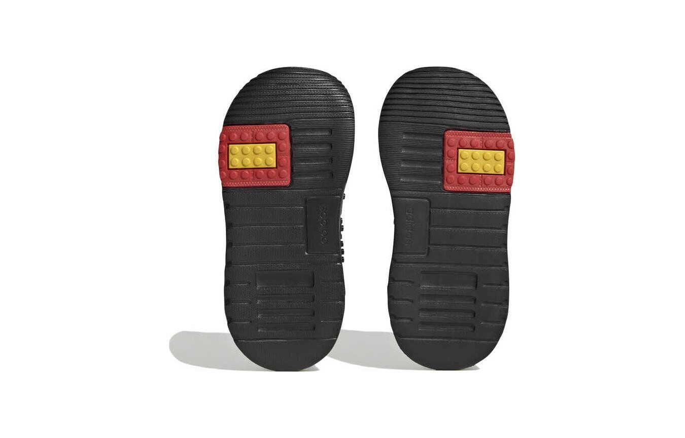 Кроссовки adidas Racer TR21 And Top Strap LEGO Core Black Green TD, черный/зеленый — фото 4
