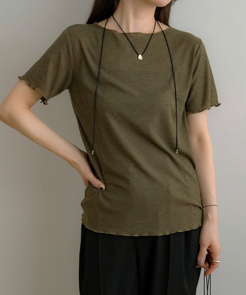 

Топ прозрачный, оливковый NOAHL