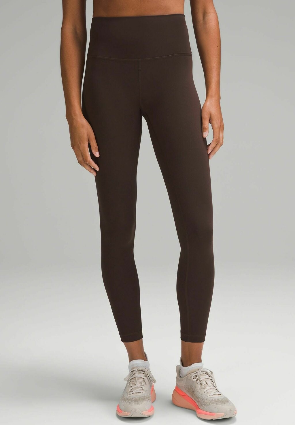 

Тайтсы WUNDER TRAIN HIGH-RISE 64CM lululemon, коричневый
