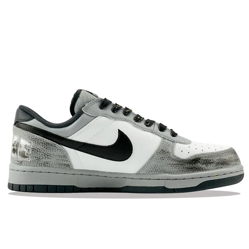 Кроссовки кожаные Nike Big Ash Black Gold — фото 4