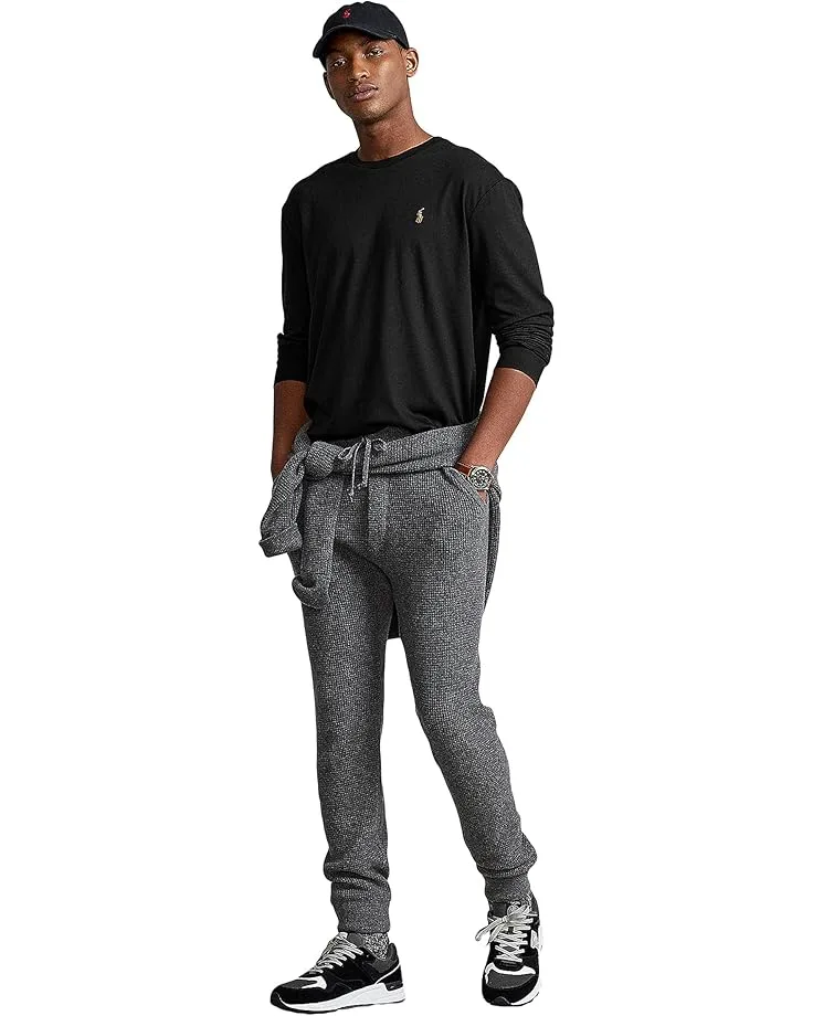 Футболка Polo Ralph Lauren Classic Fit Soft Touch Long-Sleeve Tee, Polo Black — фото 4