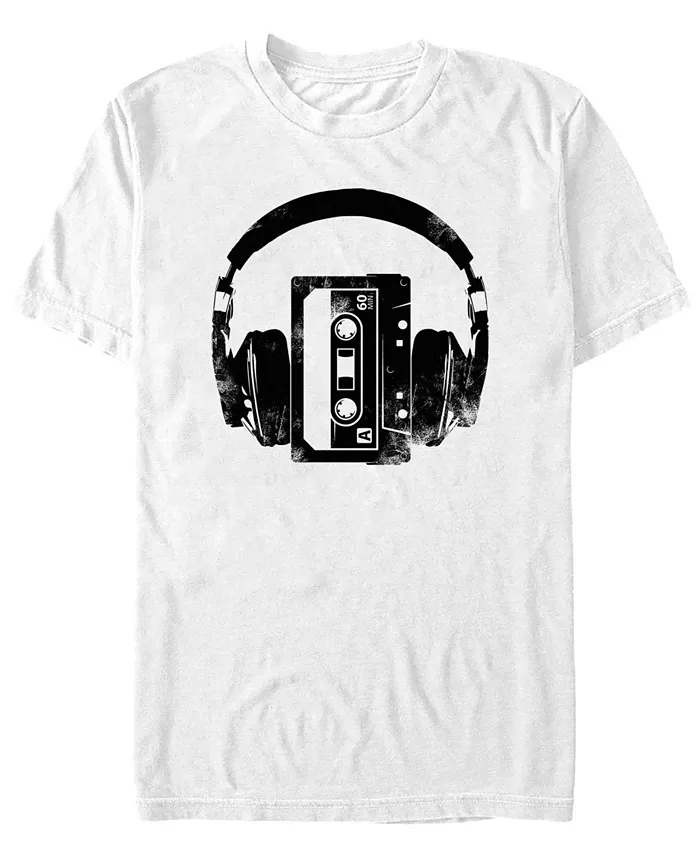 

Мужская футболка с коротким рукавом Music for Life Design By Humans, белый