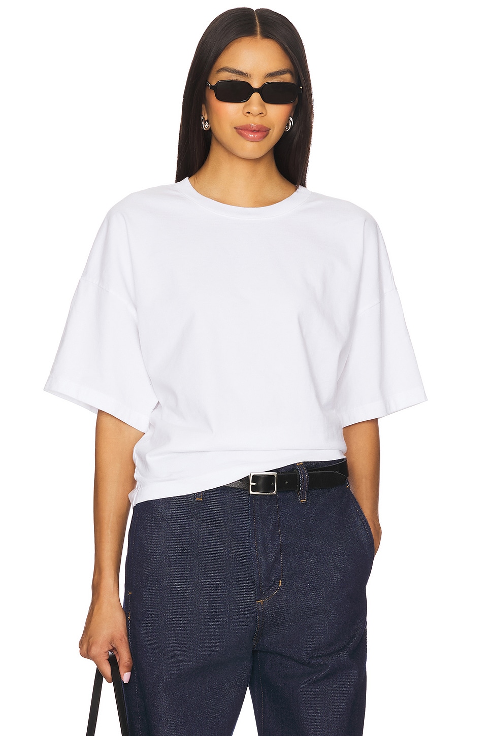 

Футболка с коротким рукавом из супима Enza Costa, white