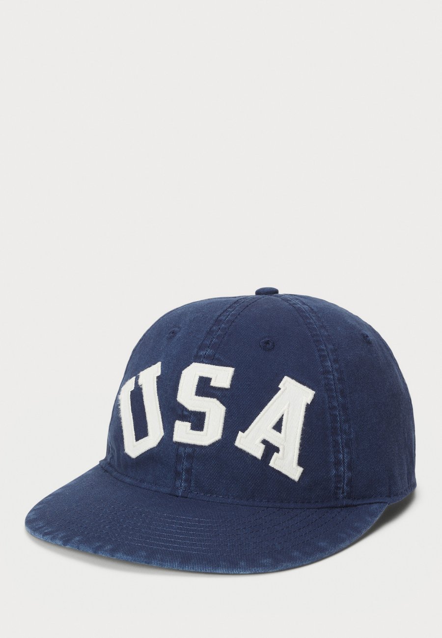

Бейсболка Polo Ralph Lauren EMBROIDERED FLAG TWILL BALL CAP, Newport Navy/Dark Blue