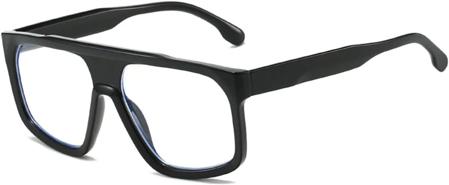 

Мужские солнцезащитные очки в стиле ретро, ​​модные, с прозрачным градиентным зеркальным покрытием, защита от УФ-излучения UV400. Женские солнцезащитные очки generic, Black Clear