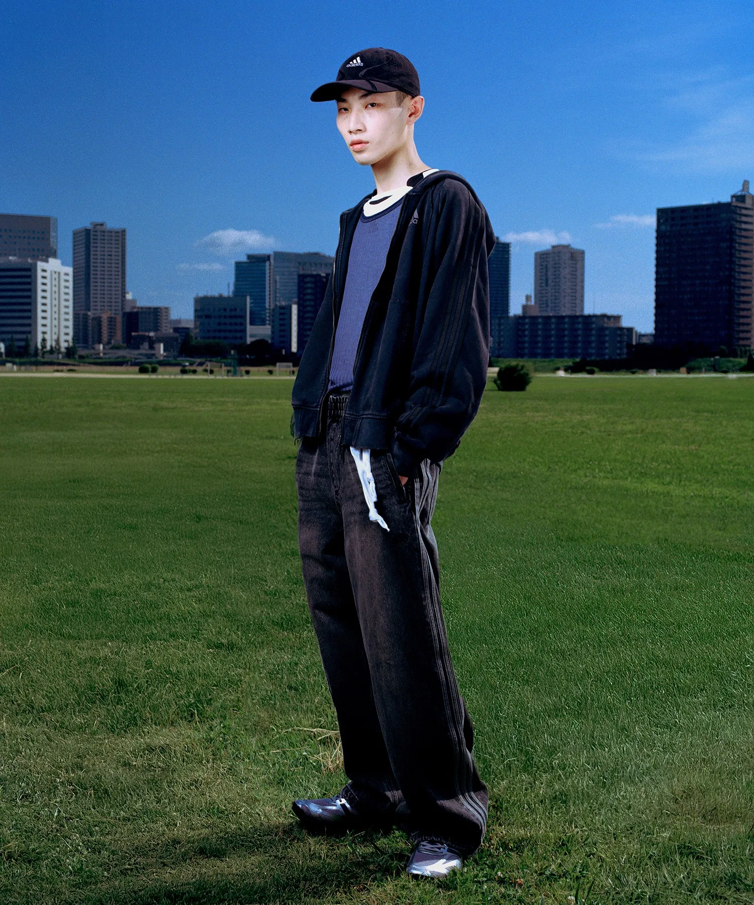 Джинсовые джоггеры Adilenium Season 4 Teamgeist / adidas Originals — фото 2