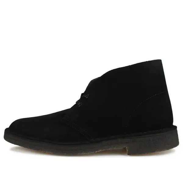 

Кроссовки desert boots suede 'black' Clarks, черный