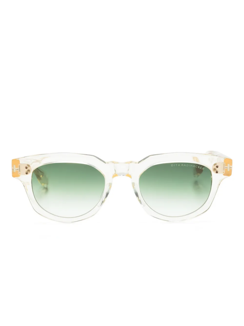 

Солнцезащитные очки Radihacker в квадратной оправе Dita Eyewear, желтый