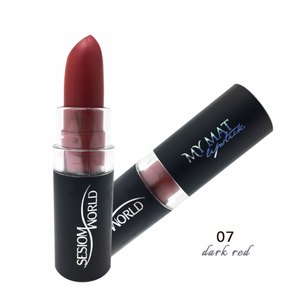 

Губная помада Barra De Labios My Mat Matte Sesiom World, цвет 07 dark red