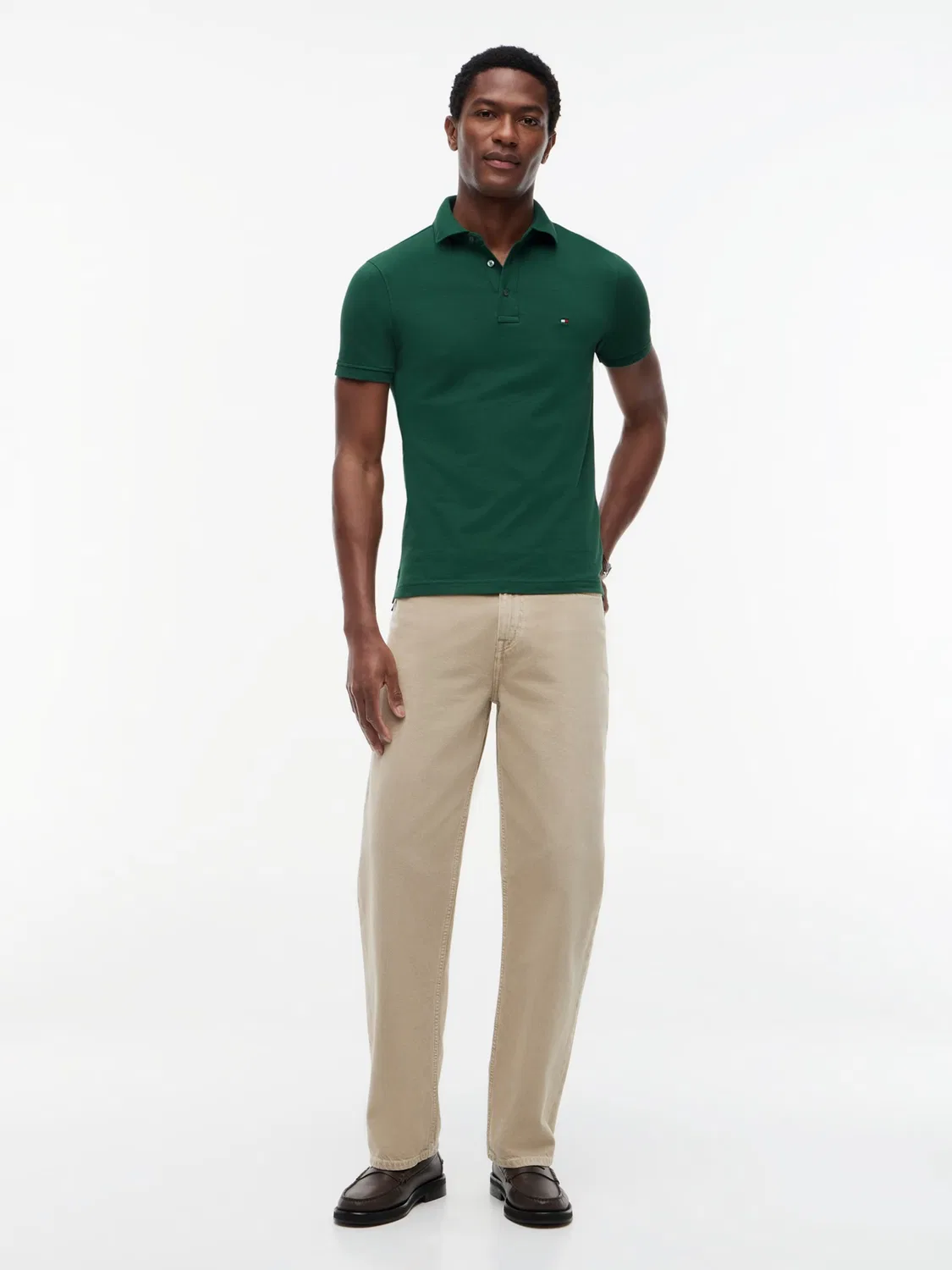 Рубашка '1985' Tommy Hilfiger, Dark Green — фото 4