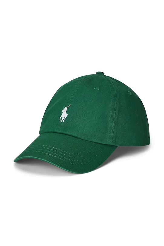 

Хлопковая кепка с козырьком Polo Ralph Lauren, зеленый