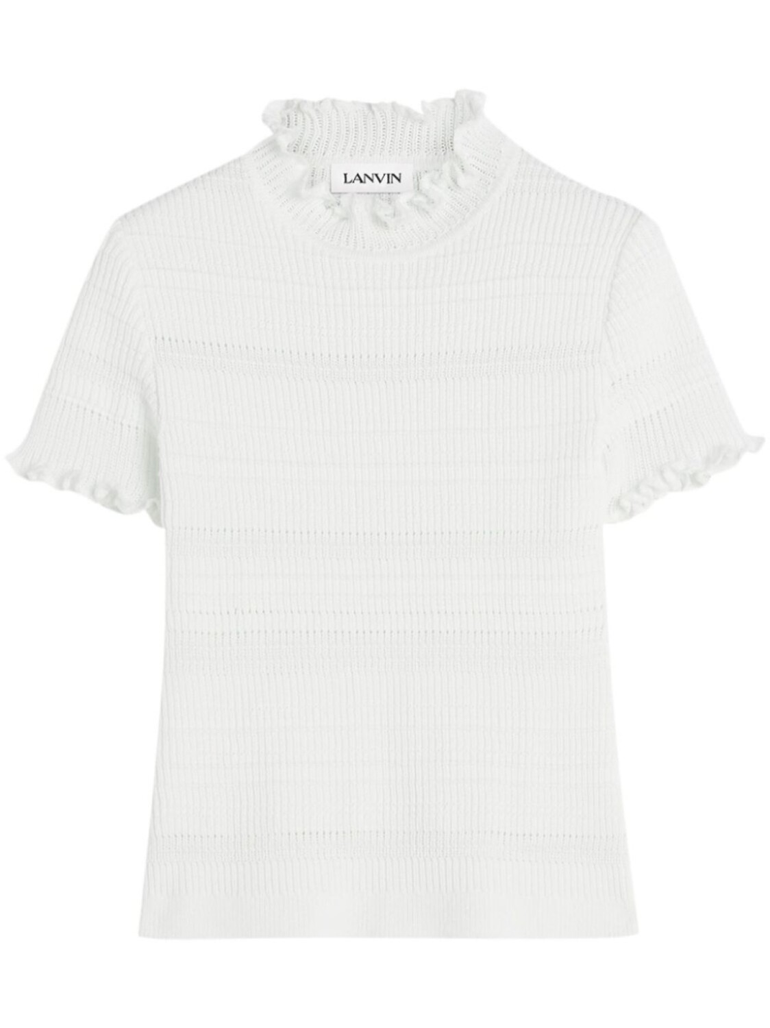 

Футболка Lanvin из хлопкового трикотажа, белый