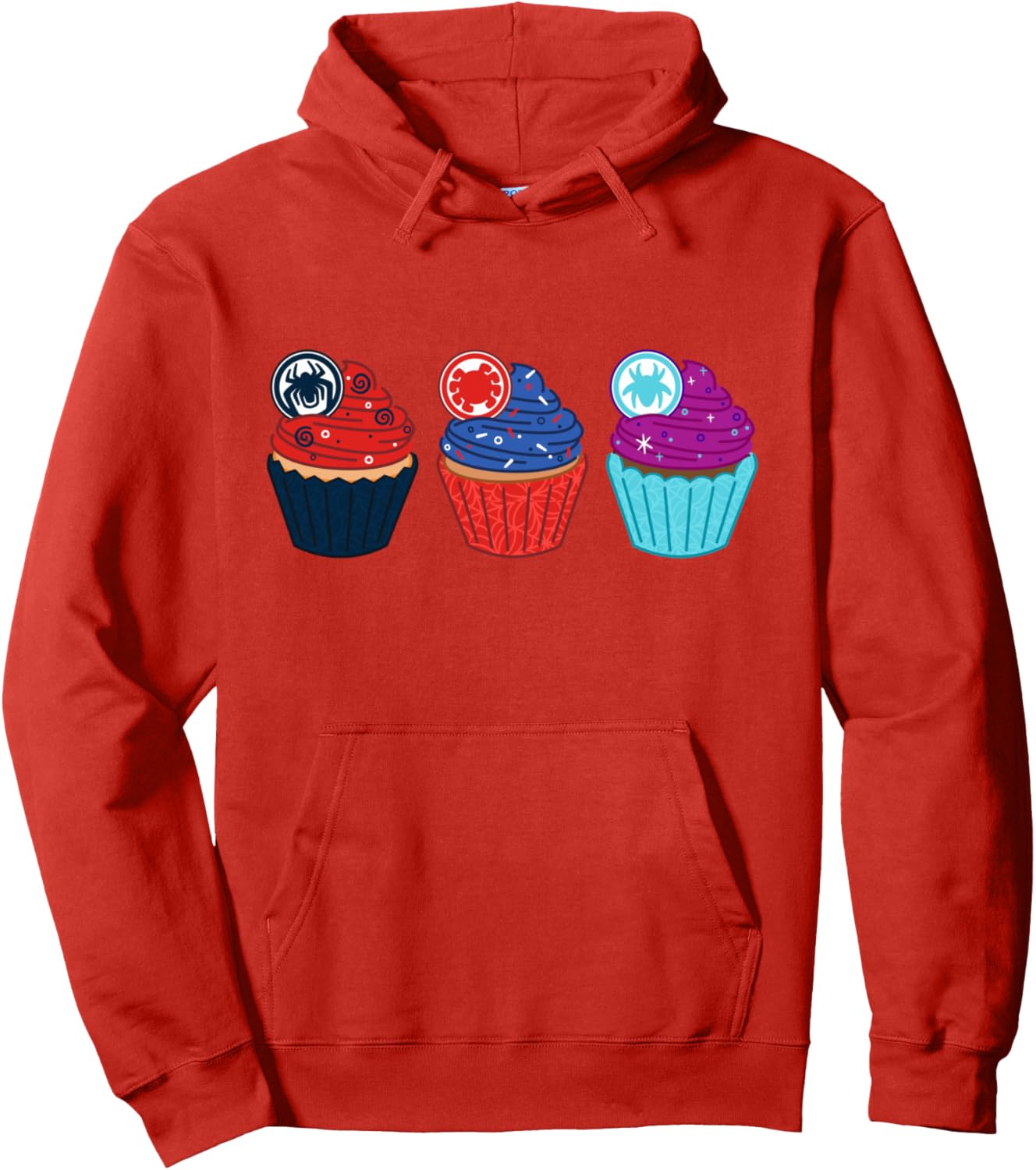 

Худи с изображением Человека-паука и его удивительных друзей на вечеринке в честь дня рождения Marvel, красный