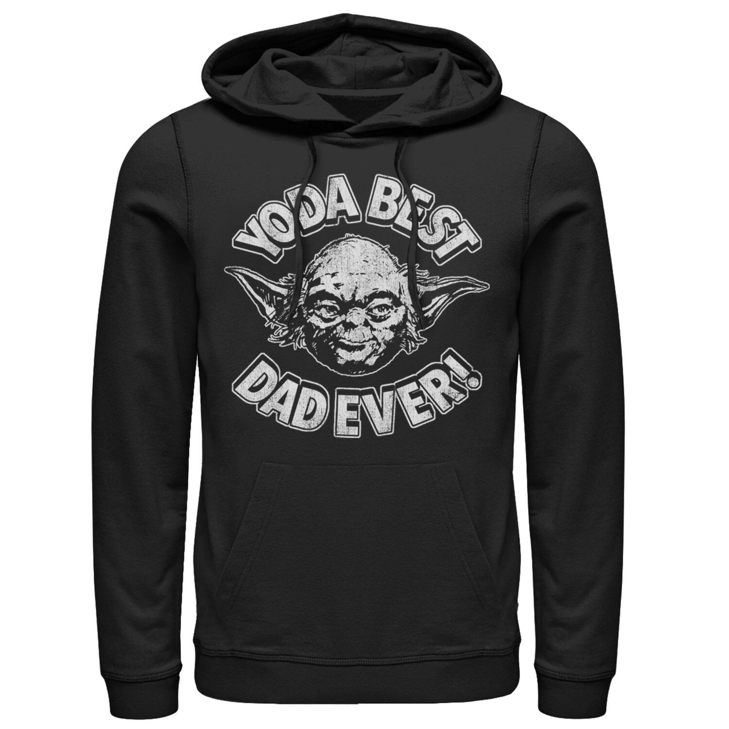 

Мужская толстовка с капюшоном с изображением Звездных войн, дня отца, Йоды, лучшего папы на свете Star Wars