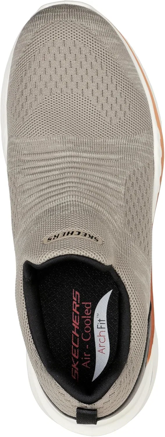 Мужские кроссовки Skechers 210431 бежевого цвета — фото 3