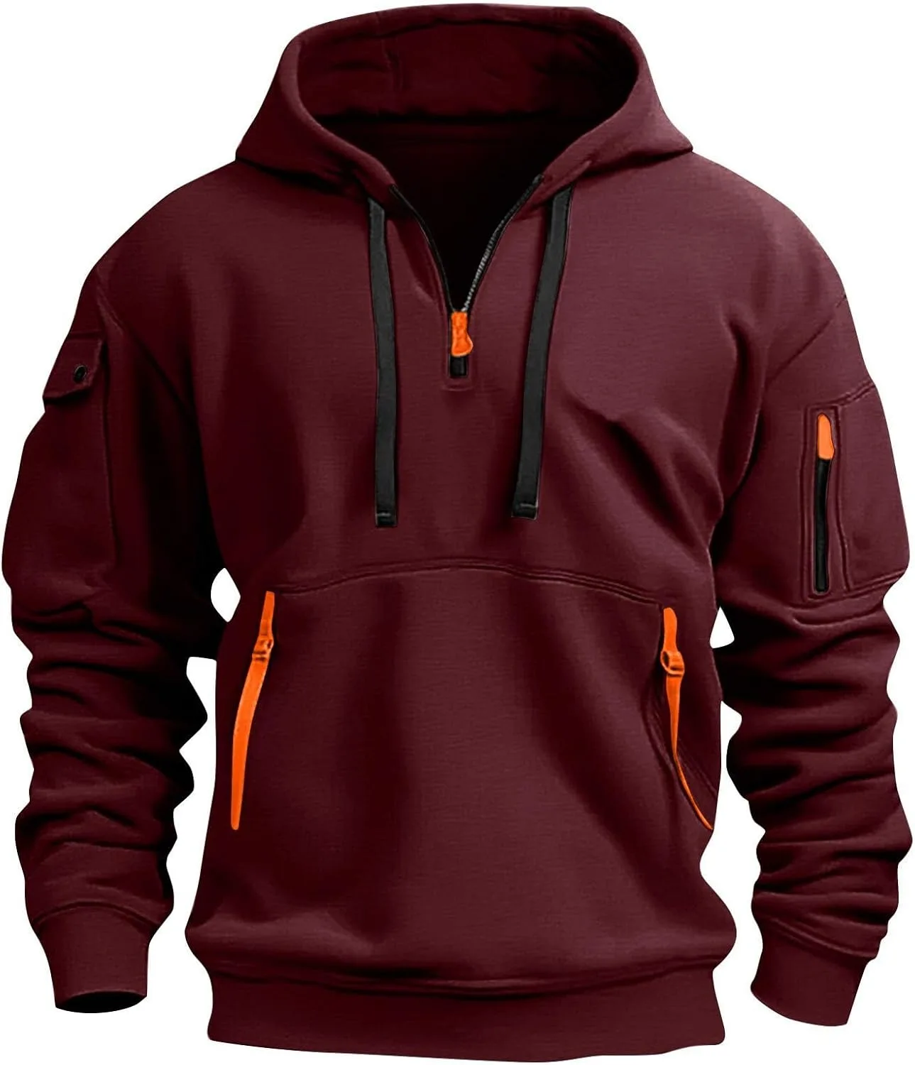 

Мужская толстовка Ymosrh с капюшоном и карманами, S-5XL