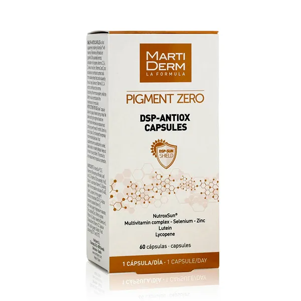 

Капсулы для защиты от солнечных повреждений Dsp-Antiox Capsulas (Pigment Zero) Martiderm, 60 UD
