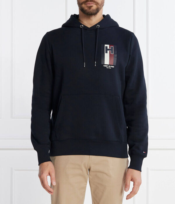 

Толстовка мужская Tommy Hilfiger с принтом, синий
