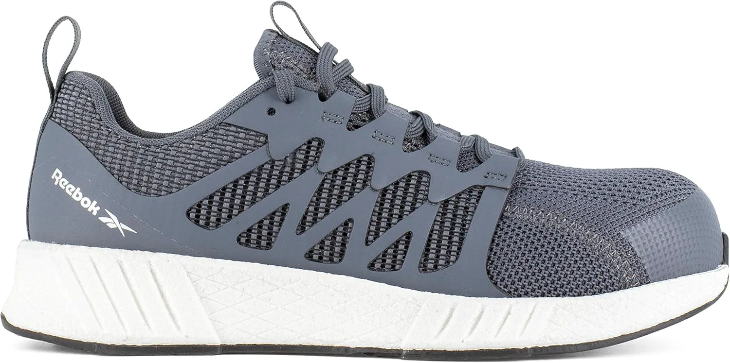 Мужские рабочие ботинки Reebok Fusion Flexweave с композитным носком, цвет уголь — фото 4