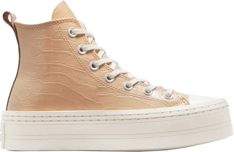 

Кроссовки Wmns Chuck Taylor All Star Modern Lift Platform High 'Crocodile', розовый