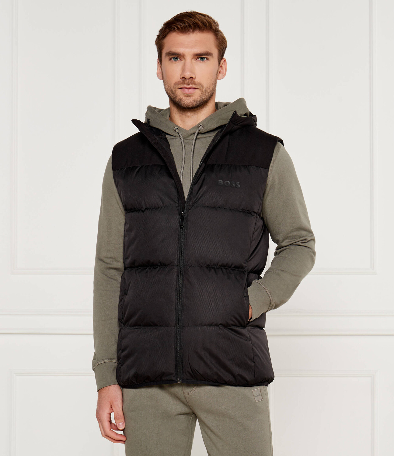 

Куртка BOSS GREEN V_Hamar Regular Fit, черный
