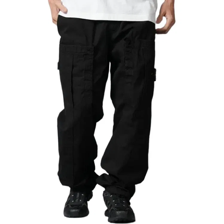 Карго брюки черные STONE ISLAND