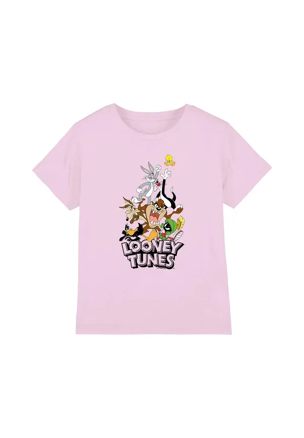 Футболка Looney tunes gang 2 print t-shirt Cotton Soul, розовый