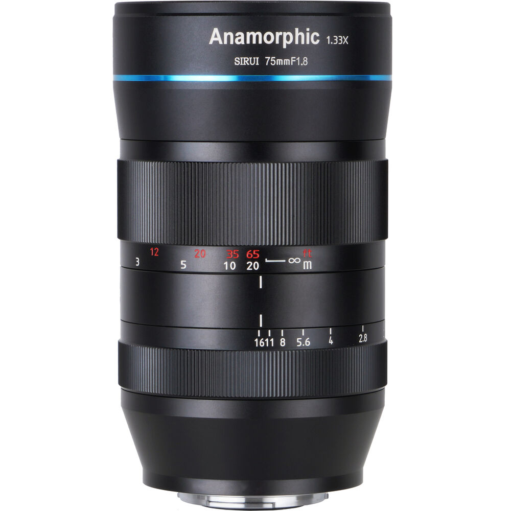 

Анаморфотный объектив Sirui 75mm f/1.8 Super35 1.33x (крепление RF)
