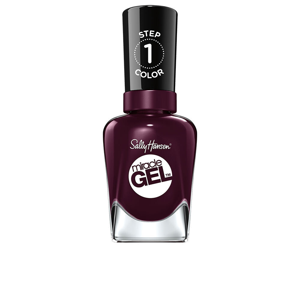 

Лак для ногтей Miracle gel #799-greyfitti Sally hansen, 14,7 мл, 492-cabernet with bae