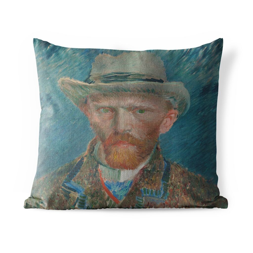 

Подушка MuchoWow для улицы - Автопортрет 1887 г. - Картина Винсента Ван Гога - 45x45 см - Устойчивость к атмосферным воздействиям - Подушка для отдыха - Чехлы для подушек - Декоративные чехлы для подушек - Декоративные чехлы для подушек, мультик...