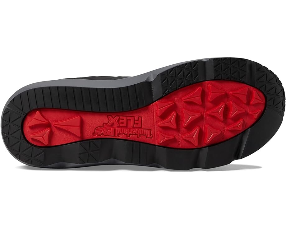 Ботинки мужские Timberland PRO Morphix водонепроницаемые, черный/красный — фото 3