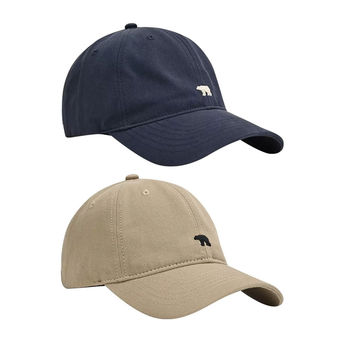 

CMFY Хлопковая бейсболка унисекс с полиэстером, Navy Blue+Khaki