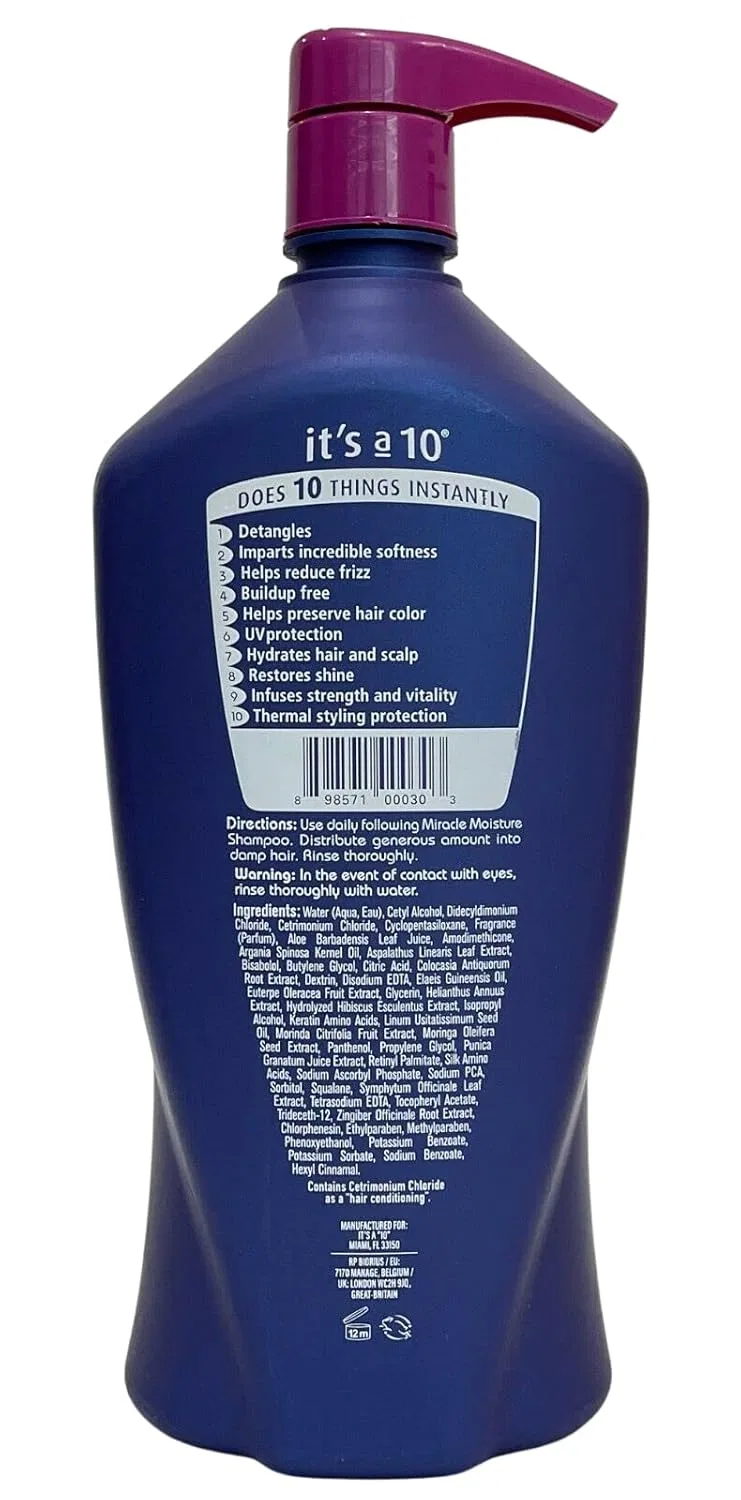 Ежедневный кондиционер «Miracle Daily Conditioner» от It's A 10, 1000 мл It'S A 10 — фото 2