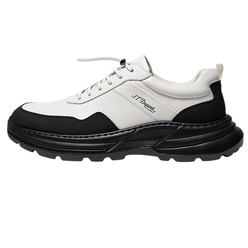 

S.T.Dupont S. T.DUPONT Кроссовки мужские низкие белые черные, цвет White Black