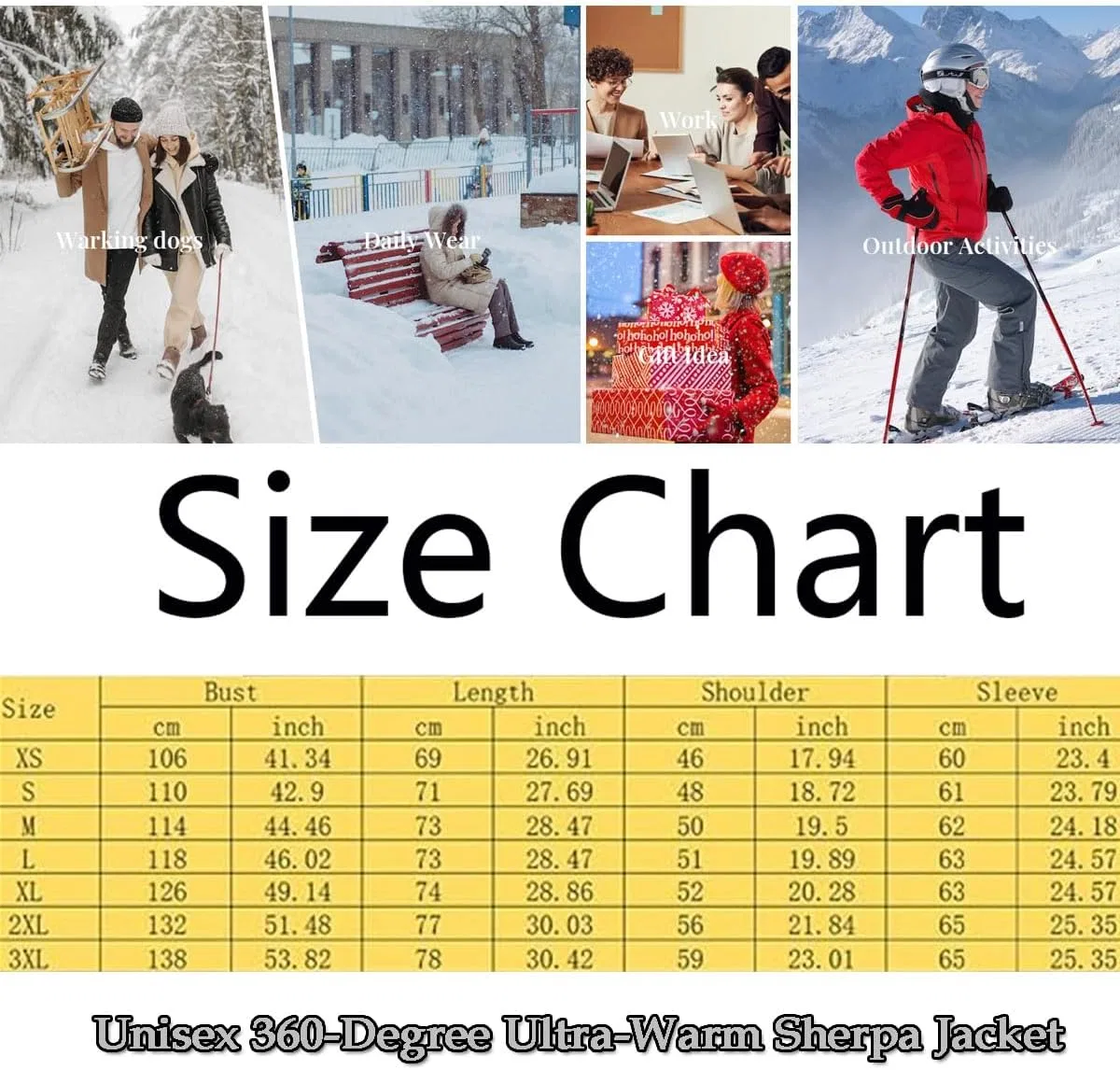 Куртка UltraWarm Sherpa, легкая куртка для мужчин без капюшона, теплая тактическая куртка на молнии из толстого бархата с карманами — фото 4
