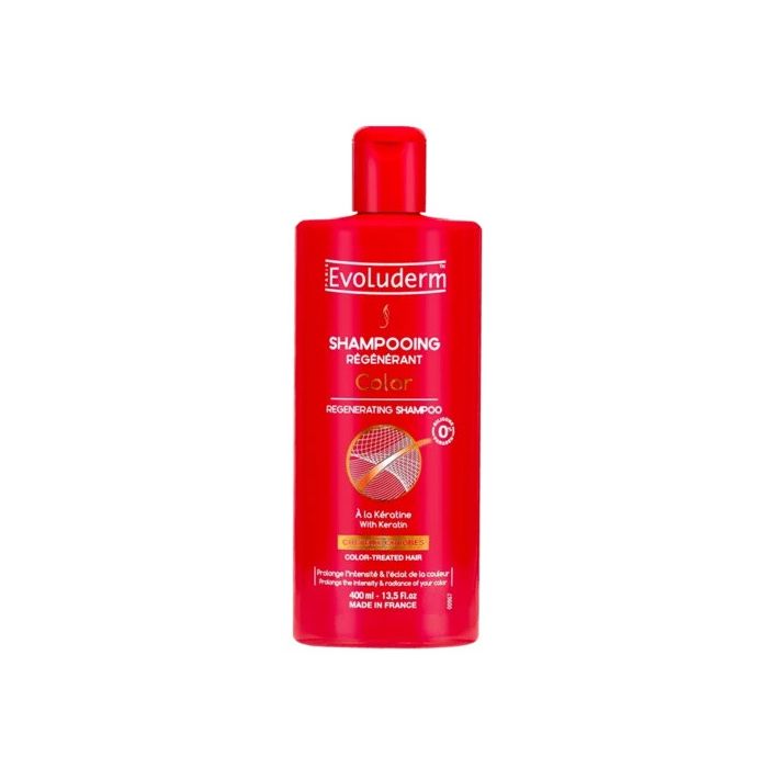 

Шампунь Champú Color Regenerating con Keratina Evoluderm, 400 ml