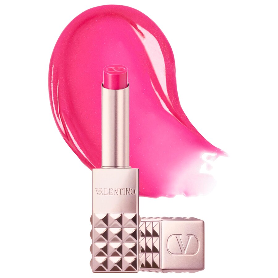 

Увлажняющий бальзам для губ Spike Valentino Hydrating Disco Lip Balm Valentino, 0.06 oz/1.9g, Extra Pink