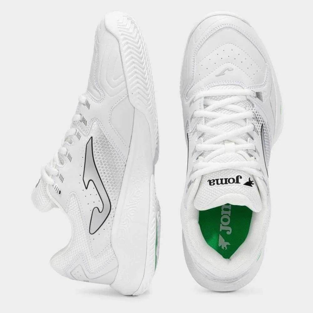 Теннисные кроссовки Joma Master 1000, белые/зеленые, верх из микрофибры с системой VTS, размер 42 EU — фото 4