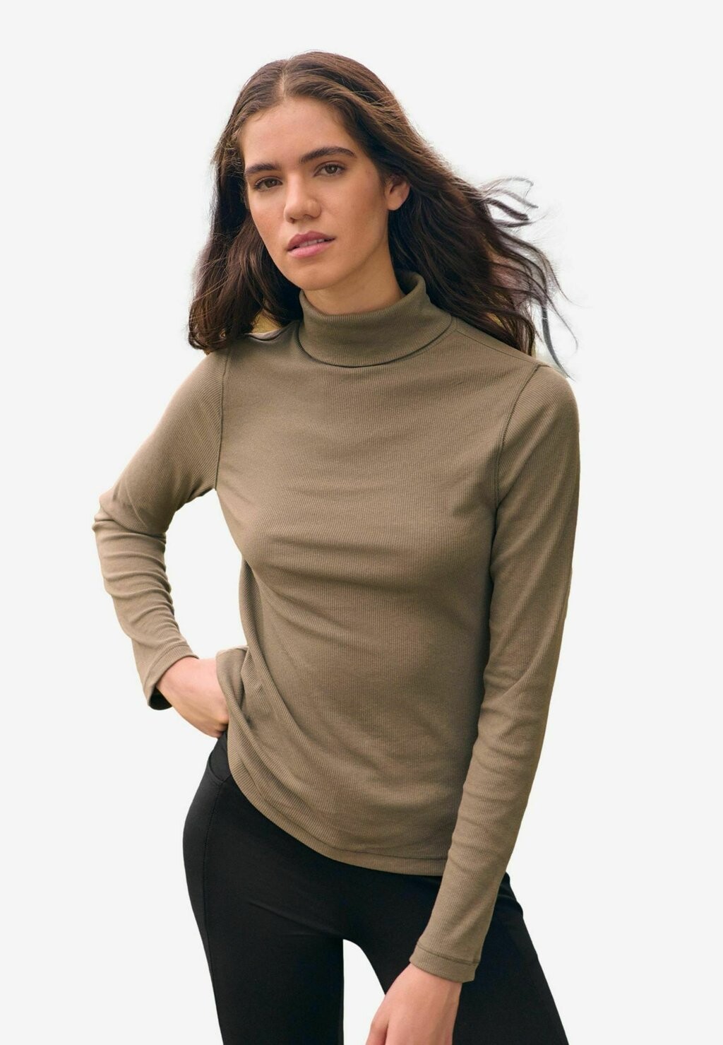

Джемпер LONG SLEEVE ROLL NECK Next, зеленый