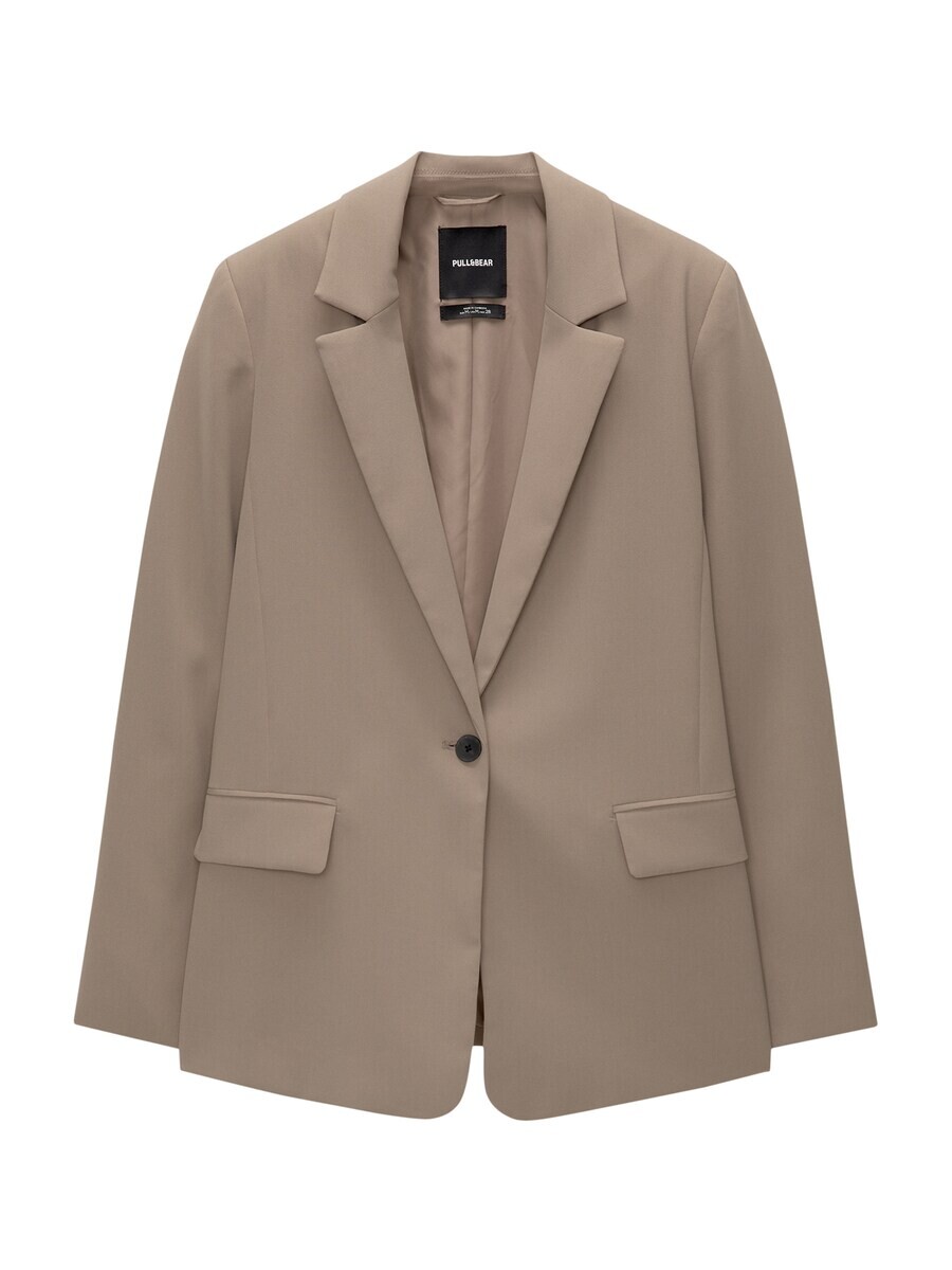 

Классический блейзер Pull&Bear Blazer, серо-коричневый