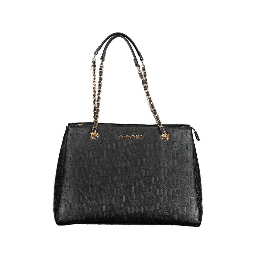 

Черная полиэтиленовая женская сумка Valentino Bags, Черный, Черная полиэтиленовая женская сумка Valentino Bags