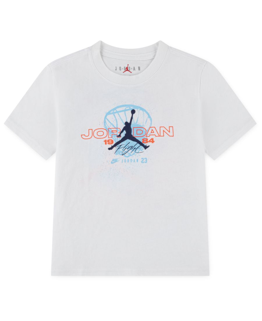 

Детская футболка с коротким рукавом и принтом, размер 2T-7 Jordan, White, Белый, Детская футболка с коротким рукавом и принтом, размер 2T-7 Jordan, White