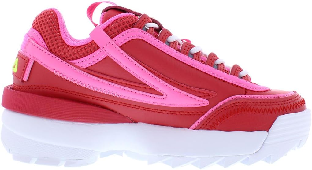 Кроссовки Fila Kid's Disruptor II Exp, красный/желтый/розовый — фото 3