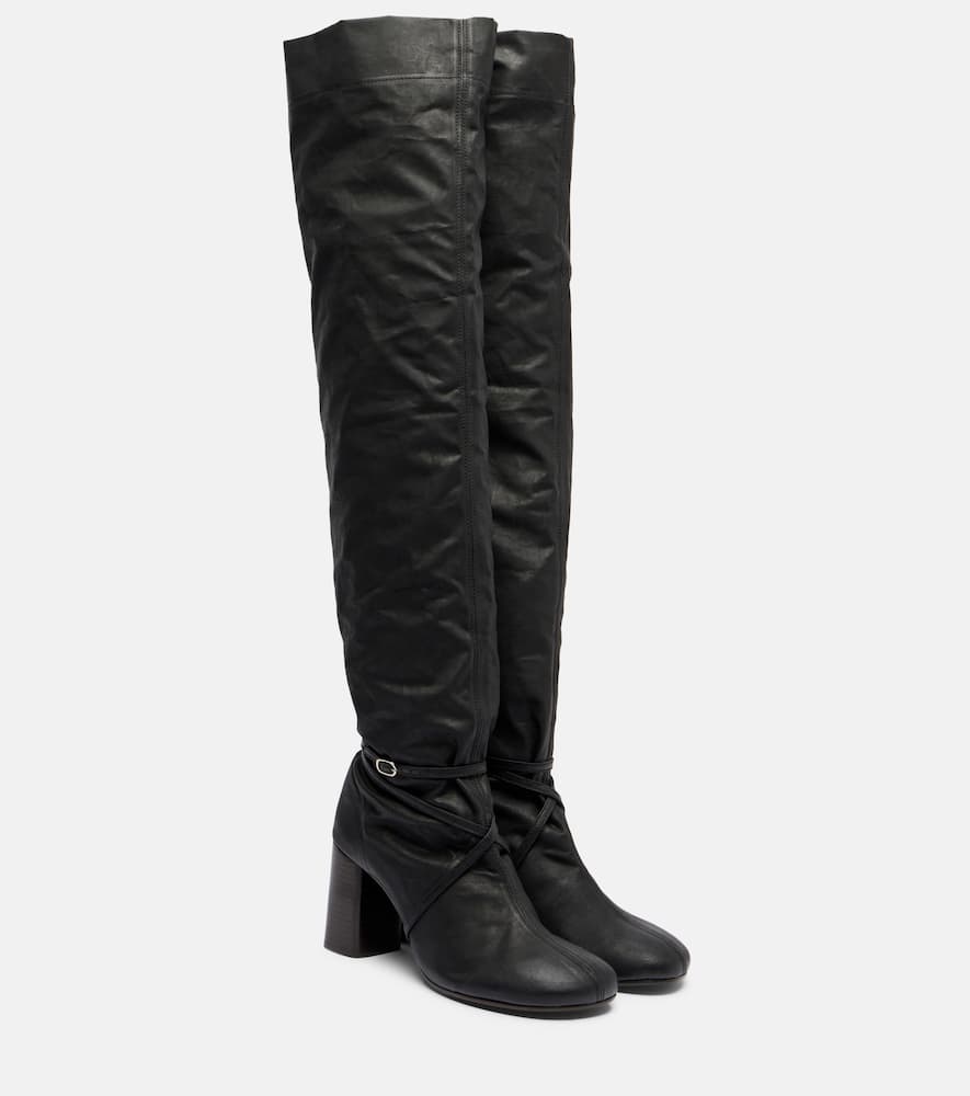 Анатомические ботинки 80 over-the-knee Lemaire, Onyx