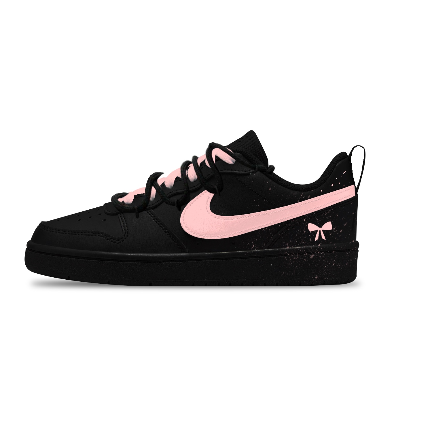 

Nike Кроссовки для скейтбординга Court Borough Powder Seal Slip Resistant Abrasion Resistant Low top детские, Pink, Unisex