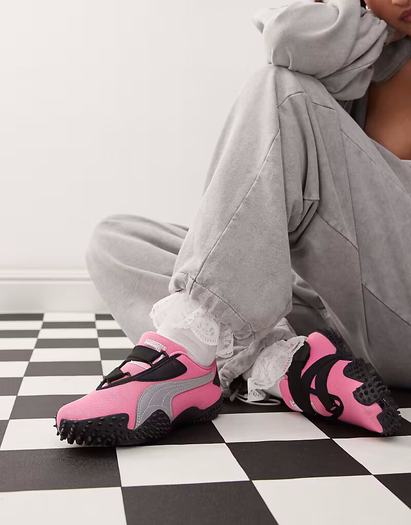 Кроссовки Puma Mostro розового цвета — фото 4