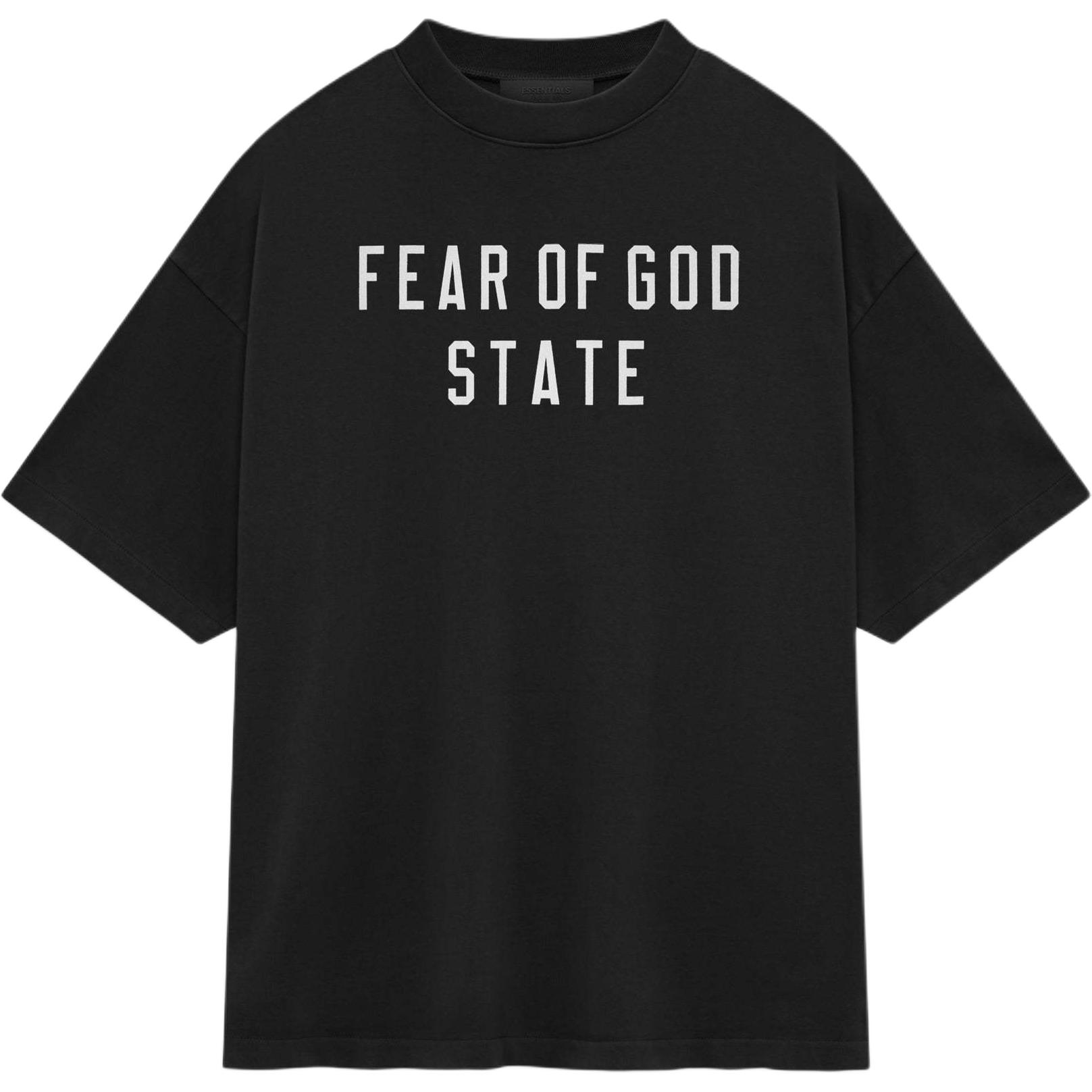 

Тяжелая водолазка Fear Of God Essentials, Обсидиановый черный/Черный