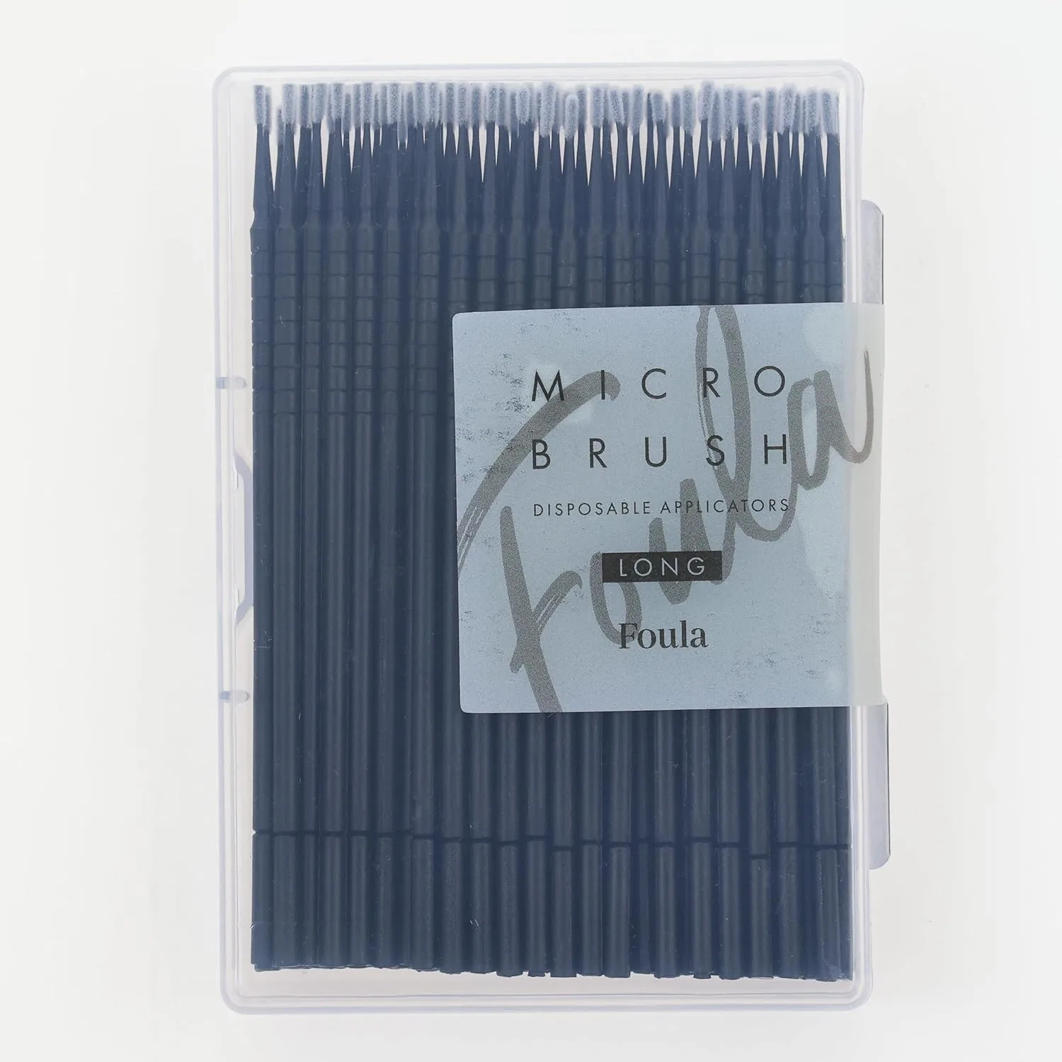 Микро-кисть Foula, длинная, черная, для тонких работ