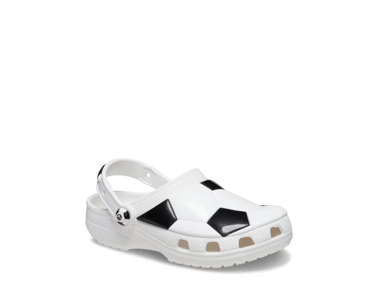 

Сандалии Classic Soccer Ball Clog Crocs, черно-белый