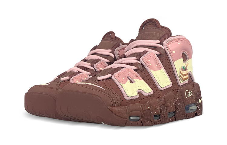 Баскетбольные кроссовки Nike Air More Uptempo Vintage унисекс, Dark Brown — фото 3